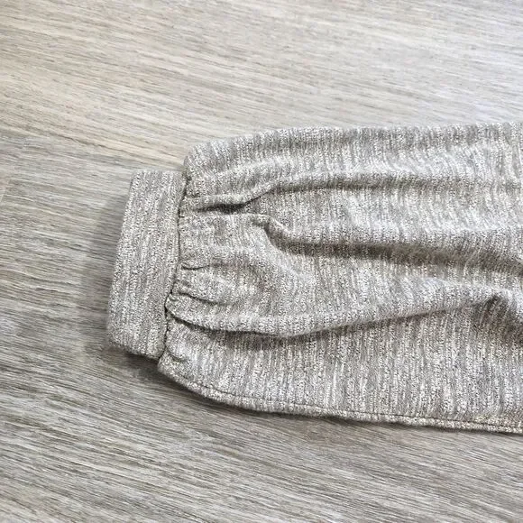 Miss Me Woman's Size M Knit Crochet Embroidered Hoodie Sweater Drawstring - Picture 7 of 9